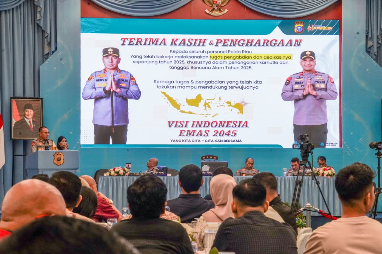 Sepanjang 2025, Tindak Pidana di Wilkum Polda Riau 11.651 Perkara