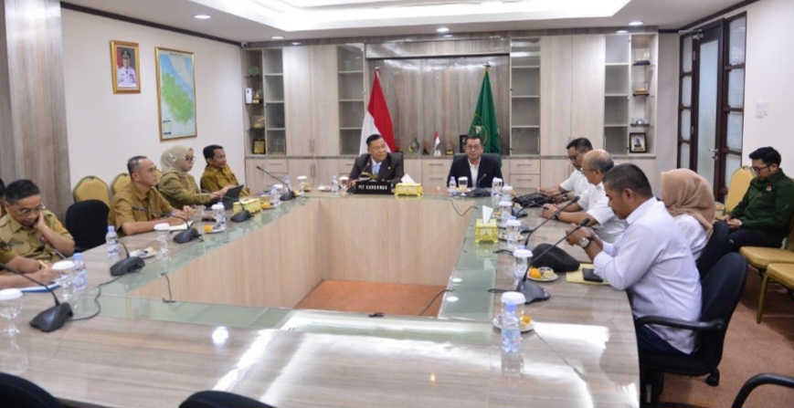 Terima Pengurus PWI Riau, SF Hariyanto: Acara Porwanas Nanti Kita Dukunglah