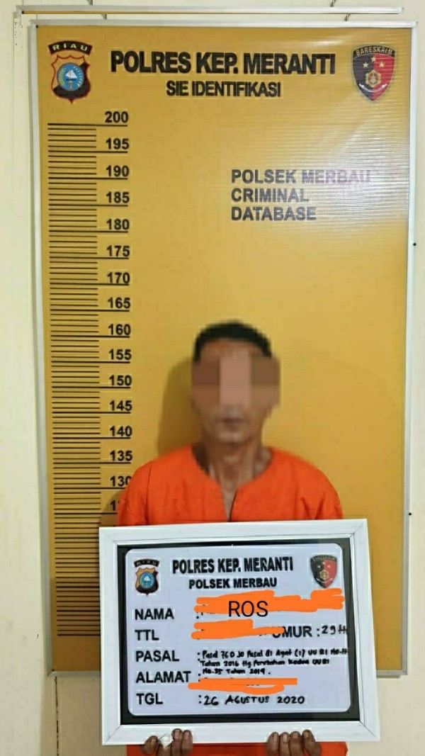 Setubuhi Anak Dibawah Umur Hingga Hamil, ROS Diringkus Polsek Merbau