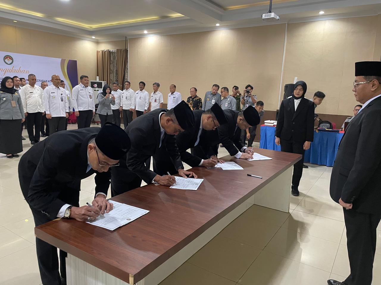 Lantik Pejabat Administrator di Lingkungan Kanwil Ditjenim Riau, Agung Prianto: Kami Tunggu Gebrakan Inovasi