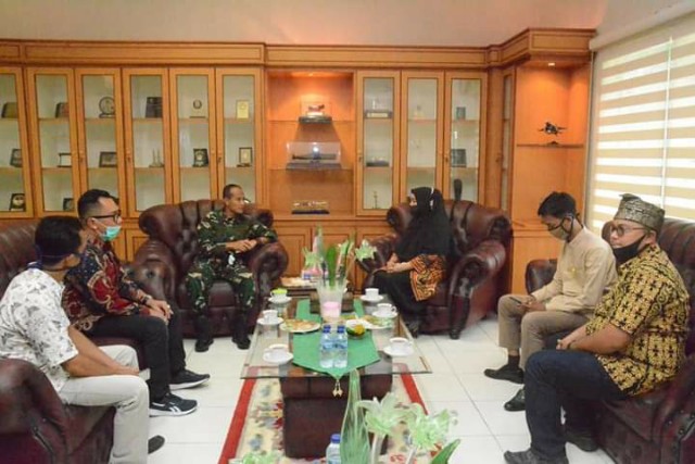 Jalin Sinergitas Kelembagaan, Komnas PA Riau Berkunjung ke Korem 031/Wira Bima