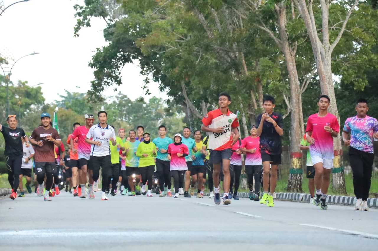 Polres Siak Gelar Road To Riau Bhayangkara Run 2026