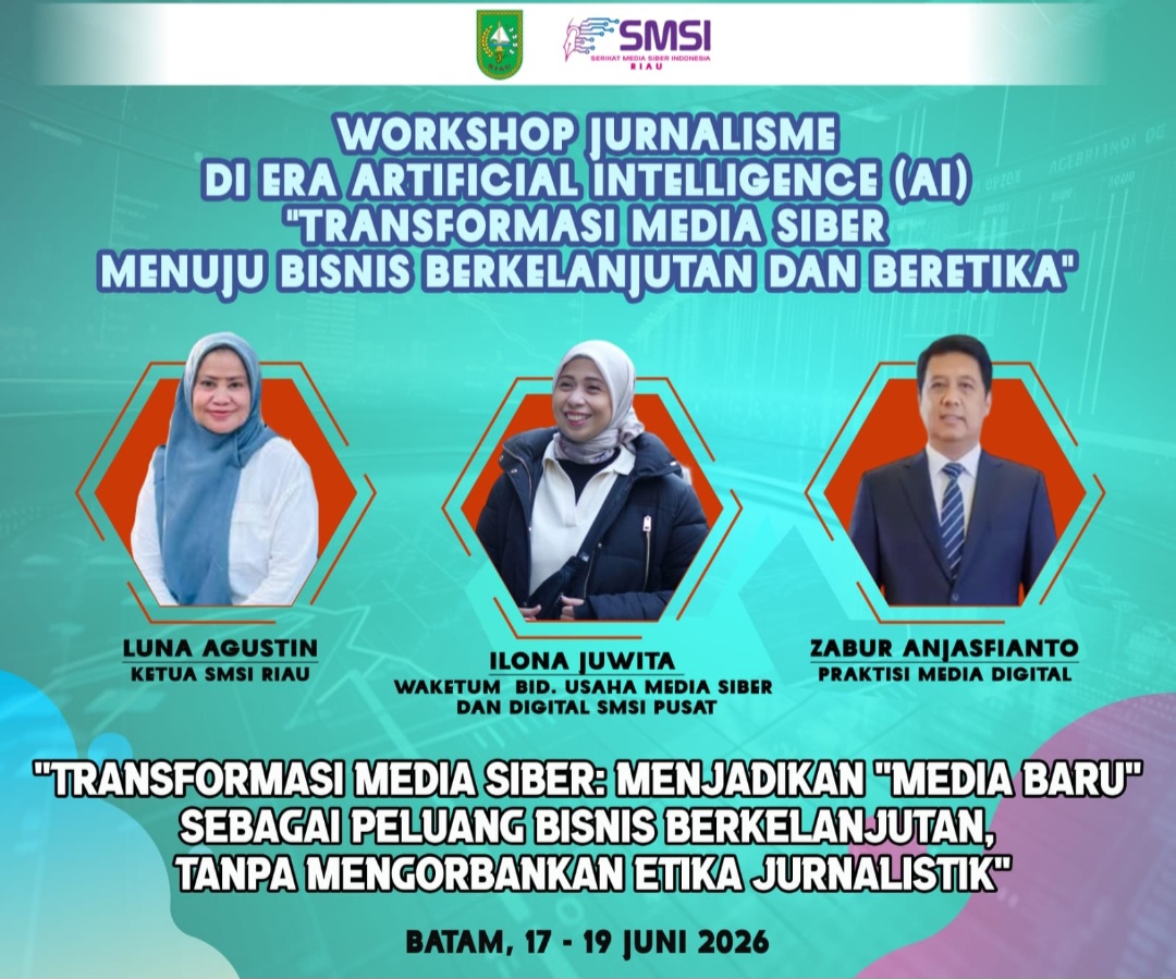 Gelar Workshop dan FGD AI di Batam, SMSI Riau Kupas Peluang Bisnis Era New Media