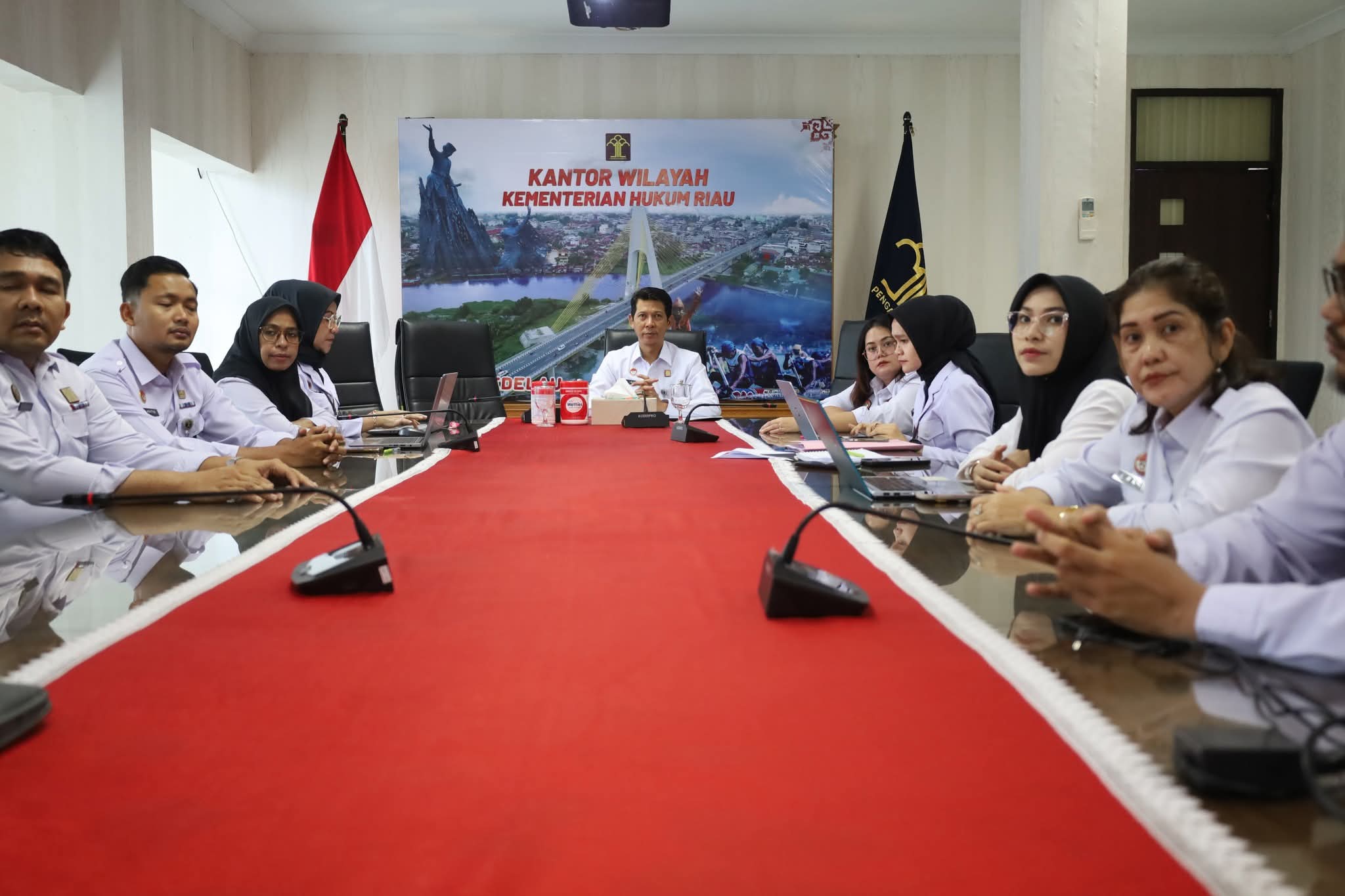 Rakor DJKI, Kemenkum Riau Dorong Peningkatan Potensi Kekayaan Intelektual di Perguruan Tinggi