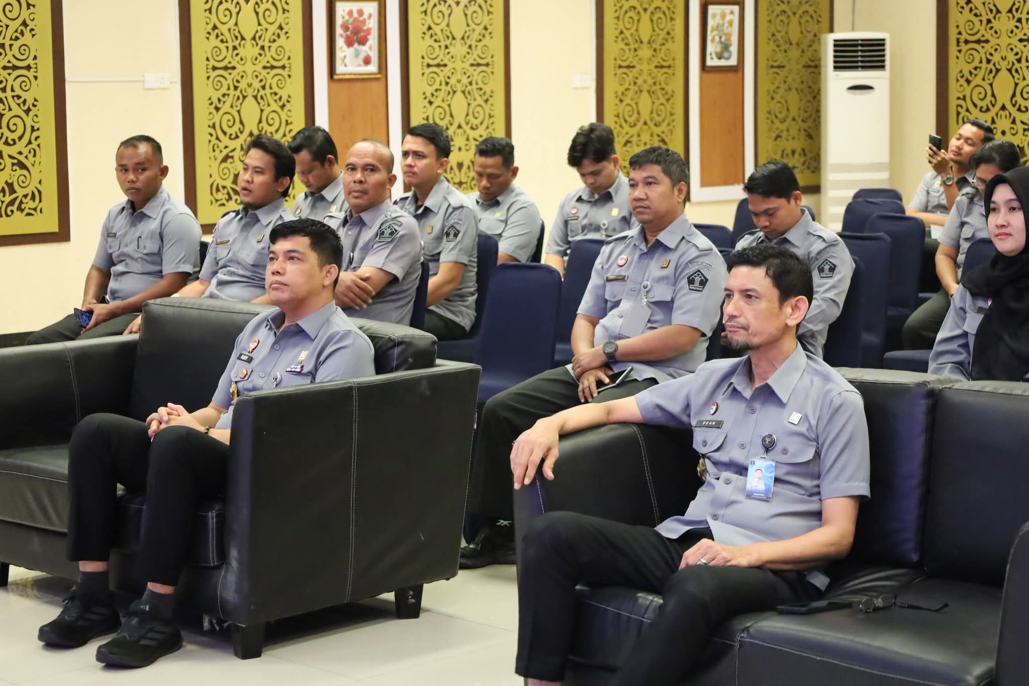 Perkuat Integritas, Jajaran Kanwil Kemenkum Riau Ikuti Community of Practice Nilai-Nilai Pancasila