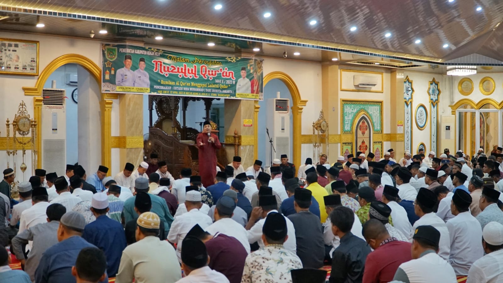 Ustadz Riza Muhammad Ajak Umat Muslim Rohil Meraih Predikat Rabbaniyun