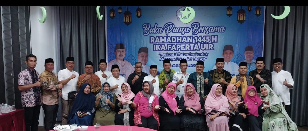 Buka Puasa Bersama IKA Faperta UIR, Fathurrahman: Sinergi Antara Alumni dengan Fakultas Diperkuat Lagi
