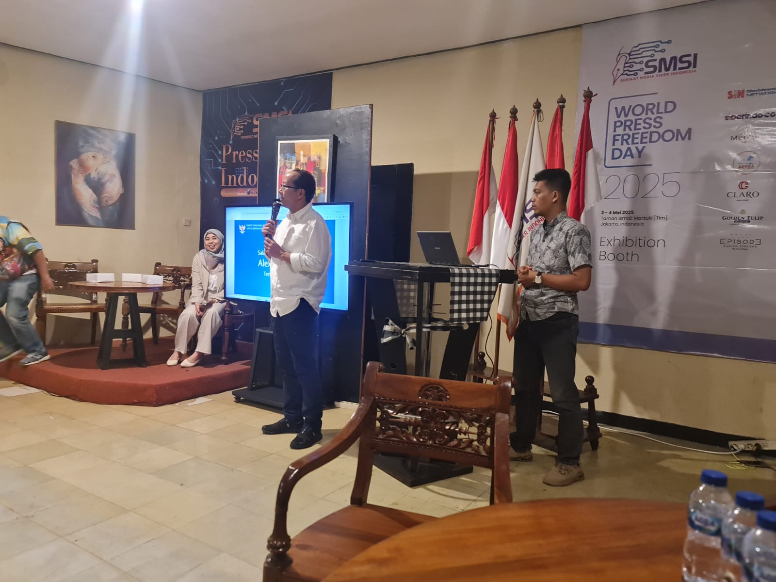 Grand Opening Press Club Indonesia SMSI, Ketua Dewas TVRI Soroti Monopoli Platform Teknologi Global