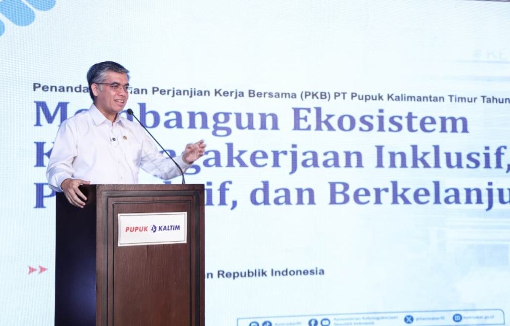 Pemanfaatan AI di Indonesia Masih Rendah, Menaker: Pekerja Harus Siap Hadapi Perkembangan Teknologi