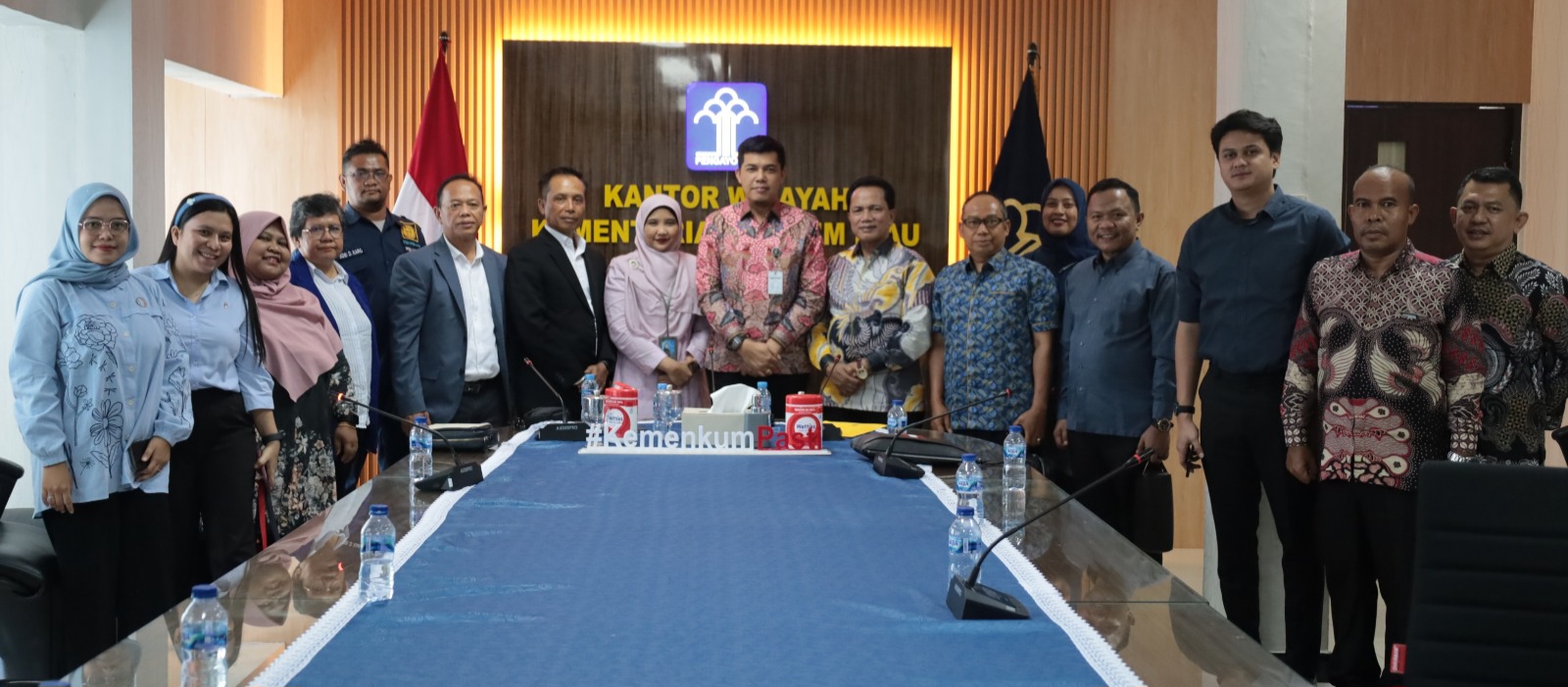 Perkuat Sinergi Bantuan Hukum, Kanwil Kemenkum Riau Terima Audiensi PBH PERADI