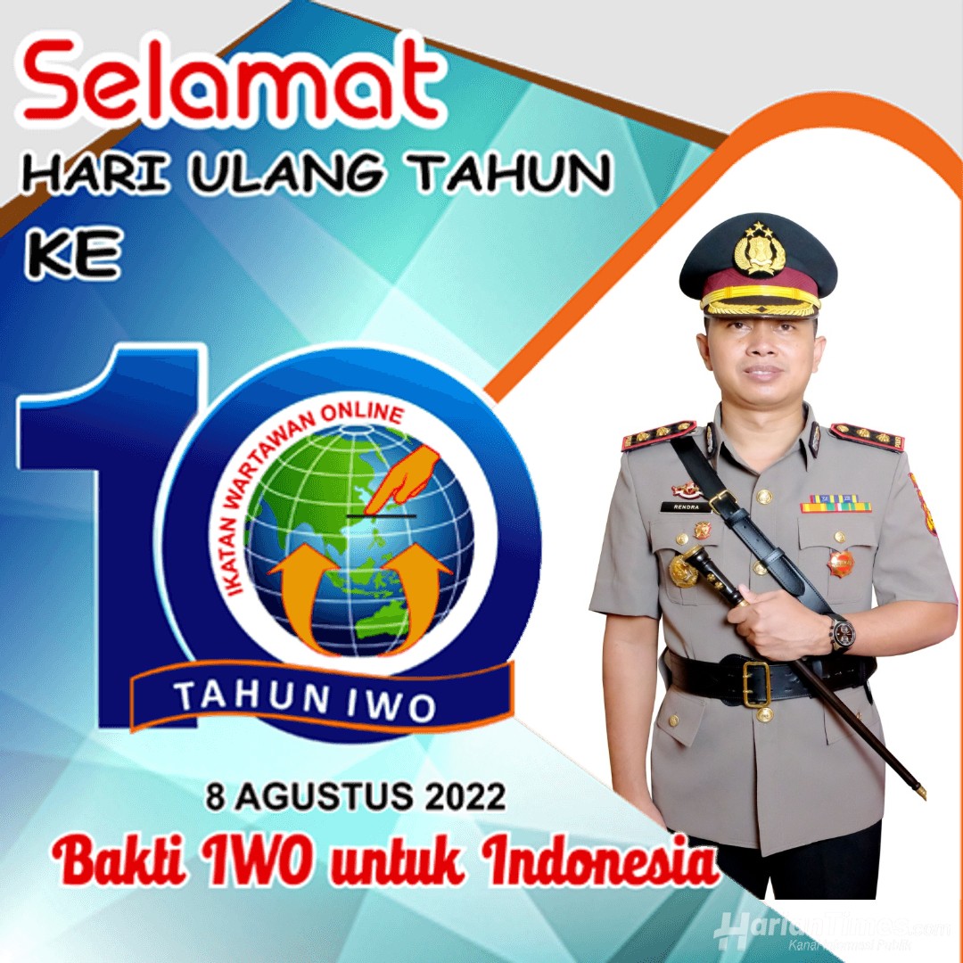 Kapolres Kuansing AKBP Rendra Oktha Dinata Ucapkan Selamat Ulang Tahun IWO Ke-10