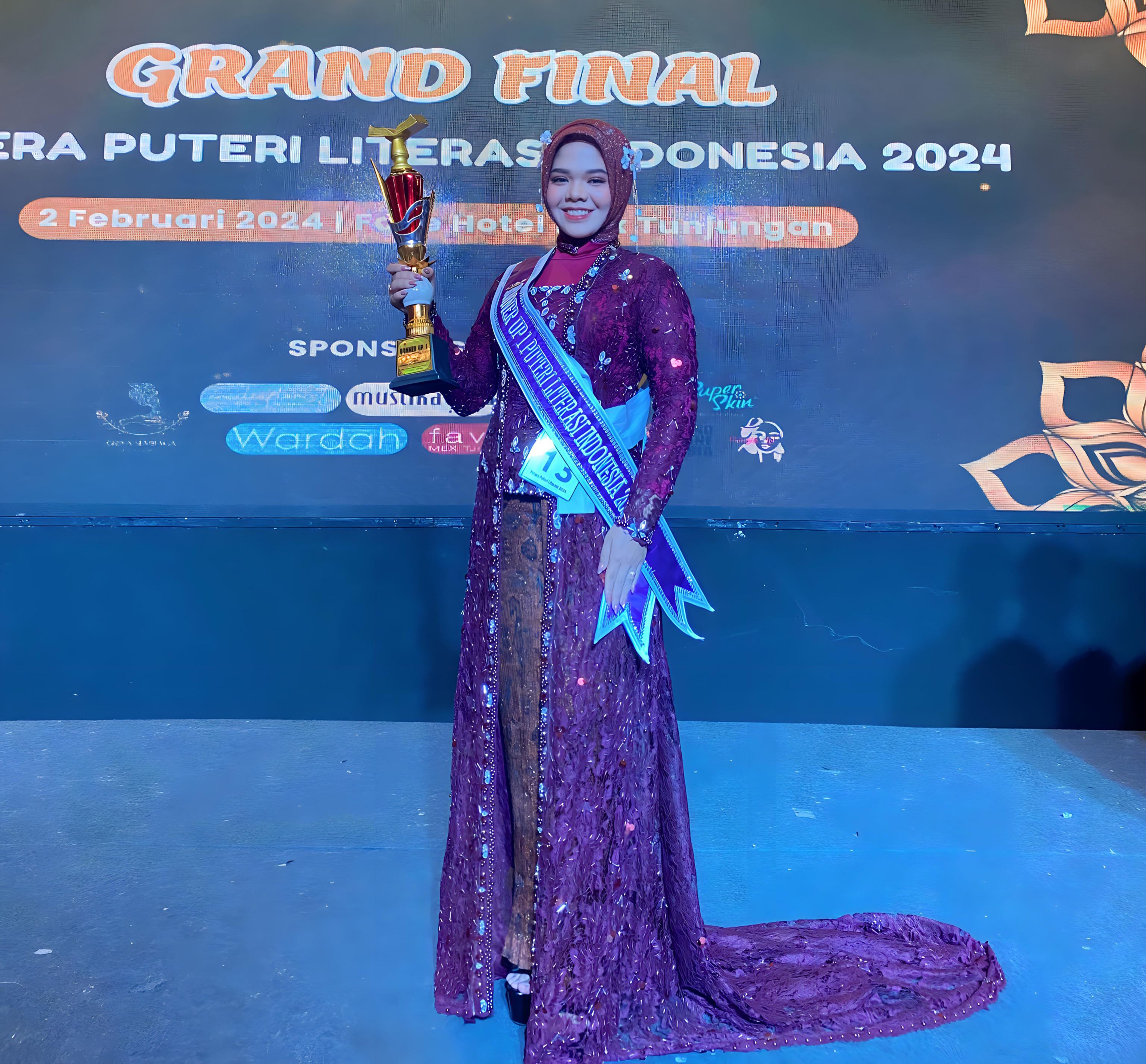 Mahasiswi FH Unilak Juara 2 Grand Final Puteri Literasi Indonesia Tingkat Nasional