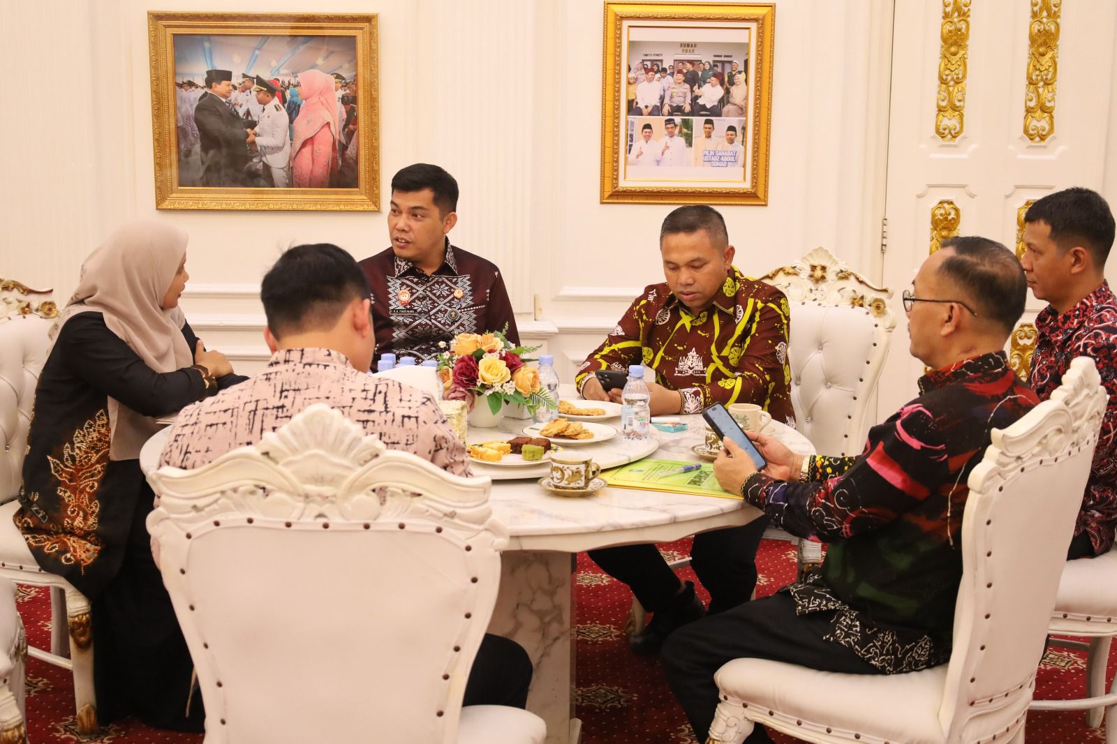 Audiensi dengan Gubri, Kakanwil Kemenkum  Sampaikan Persiapan Launching Posbakum