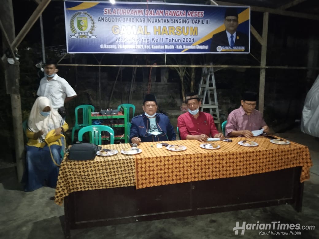 Jemput Aspirasi, Anggota DPRD Kuansing Gamal Harsum Berjuang Demi Masyarakat