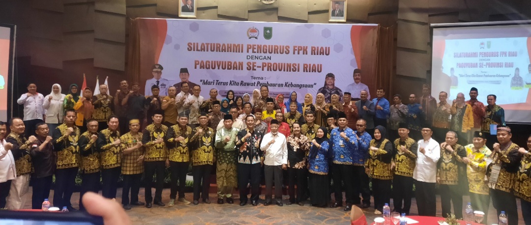 Silaturahmi FPK dengan Paguyuban se Riau, Pj Gubri: Fondasi Penting Memperkuat Persatuan dan Kesatuan Bangsa