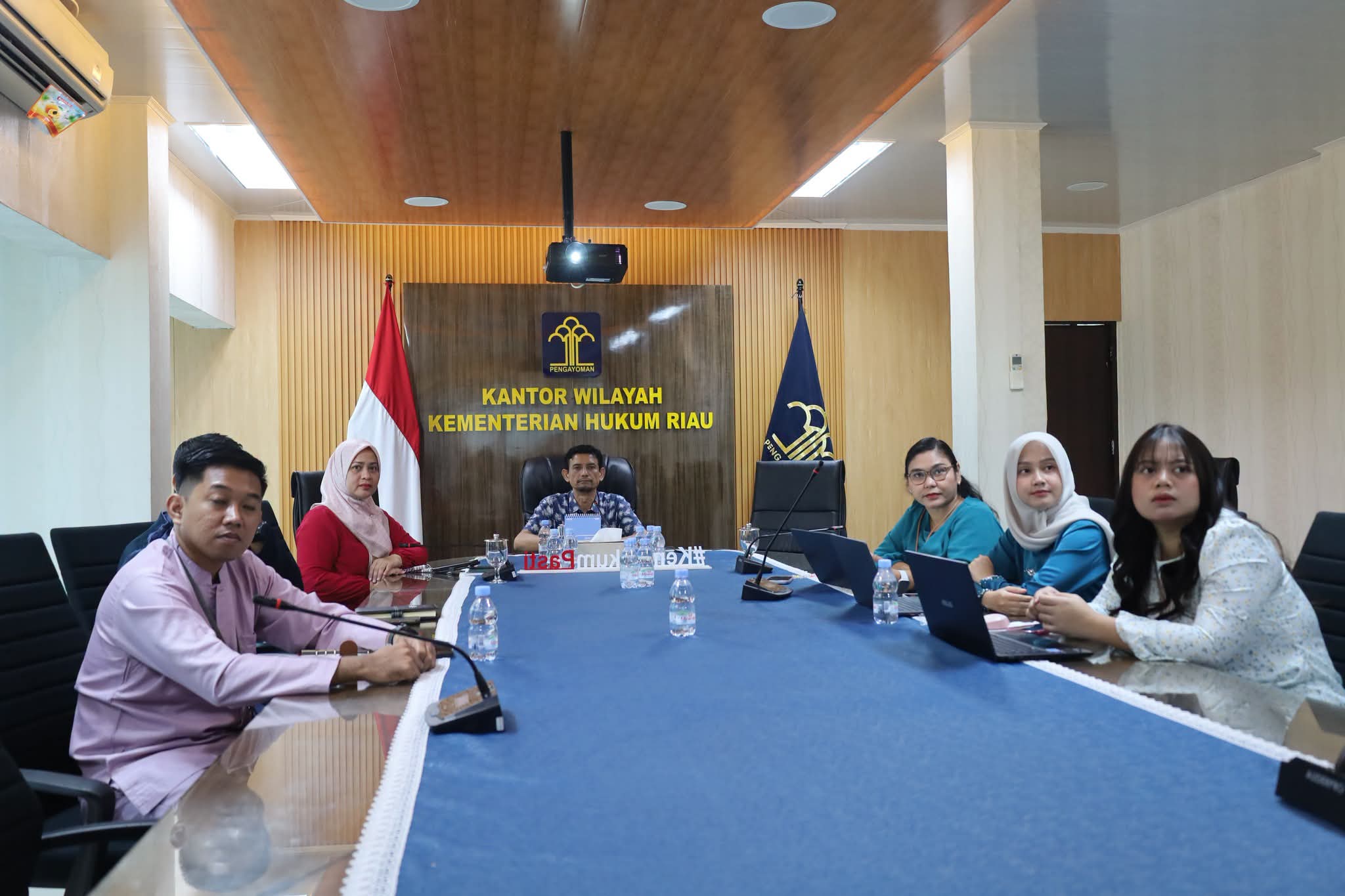Kanwil Kemenkum Riau Ikuti Entry Meeting Pelaksanaan Audit Pengelolaan Keuangan TA 2025