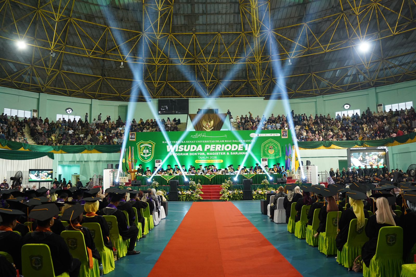 1.443 Wisudawan Dikukuhkan, UIR Kini Miliki 84.061 Alumni