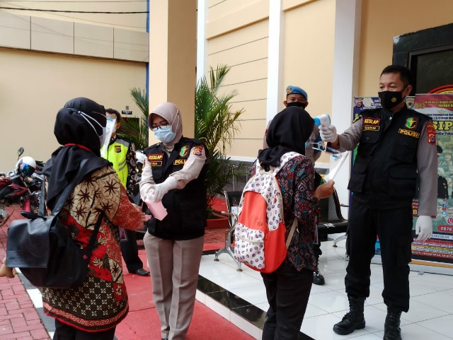 Casis SIPSS Polda Banten Jalani Tes Psikologi di Gedung Assasment Center
