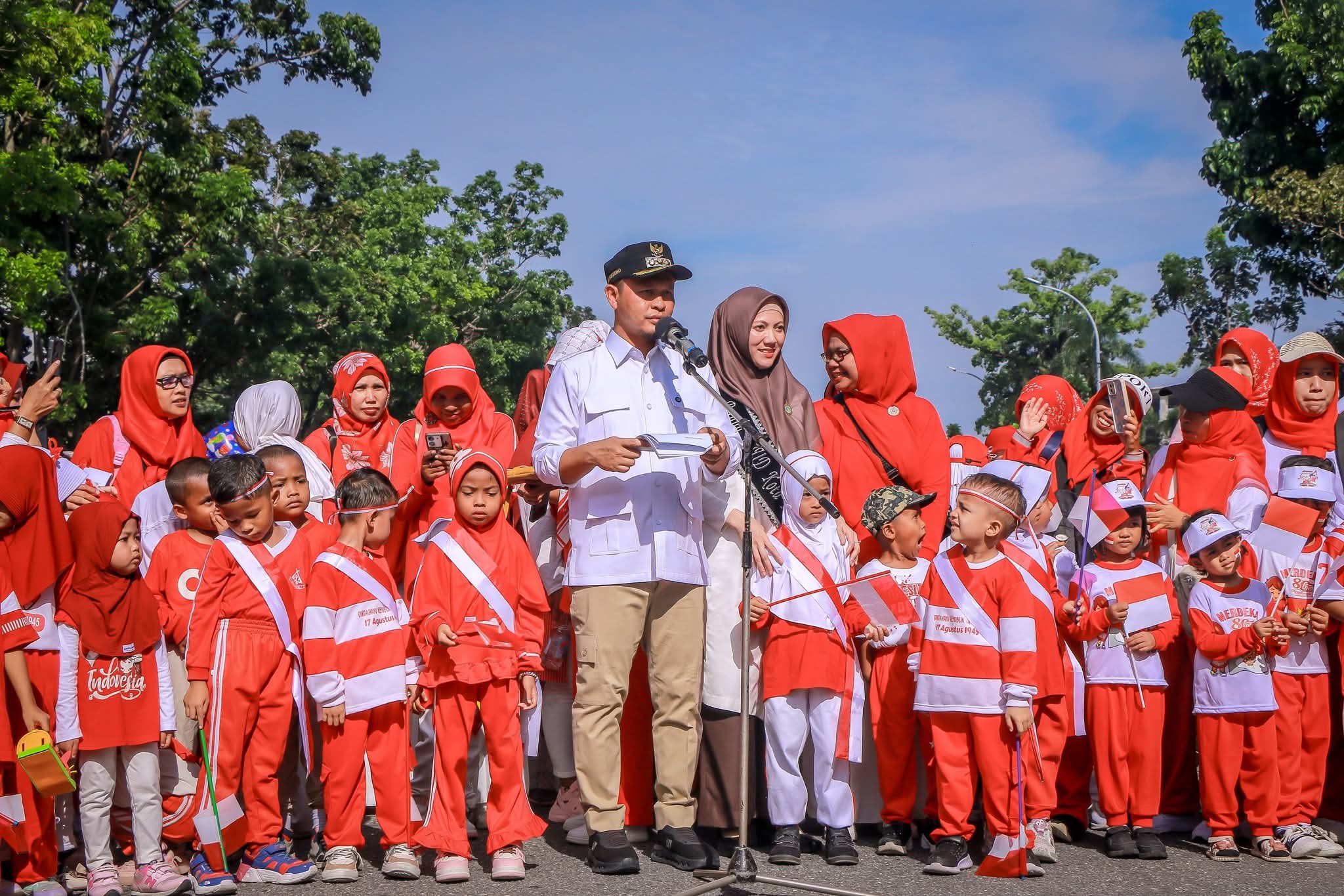 Hadiri Peringatan Hari Anak Nasional, Agung Nugroho:  Pekanbaru Bisa Mencapai Target Zero Putus Sekolah