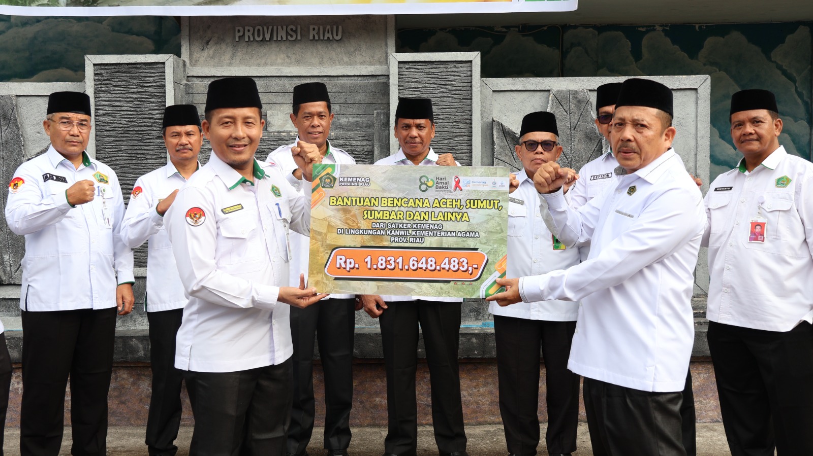 Kemenag Riau Himpun Donasi Rp1,83 Miliar untuk Korban Bencana Sumatera