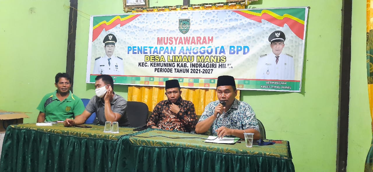 Pengurus BPD Limau Manis Ditetapkan, Halim Sahir: Mudah-Mudahan Dapat Bekerja Dengan Baik