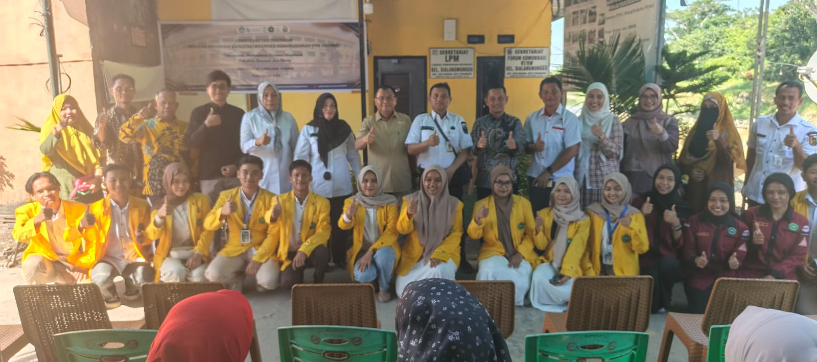 Himpunan Mahasiswa Akuntansi dan Faperta Unilak Laksanakan Program PKK Ormawa di Sialang Munggu