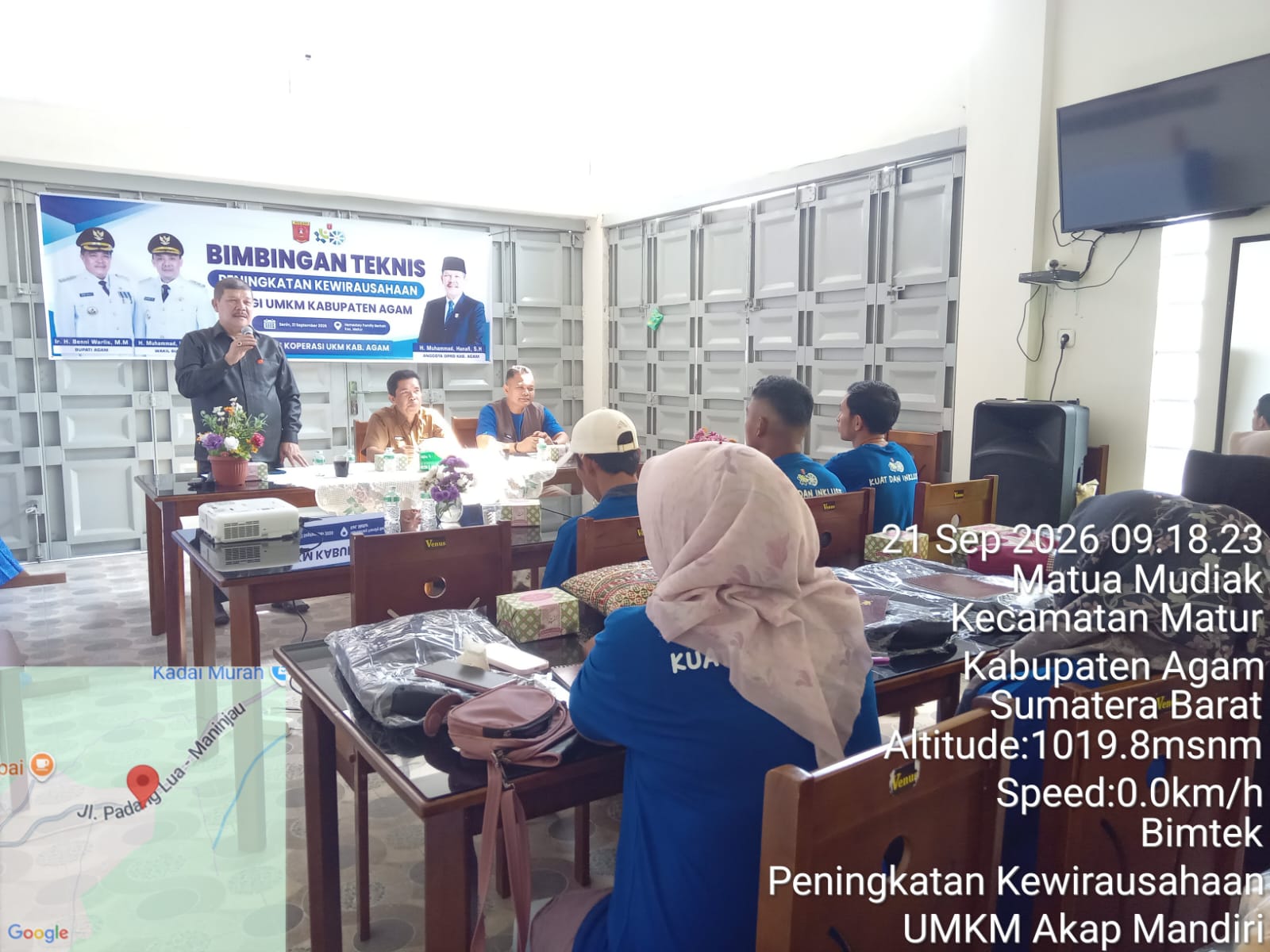 Puluhan UMKM Ikuti Bimtek Peningkatan Kewirausahaan di Matur
