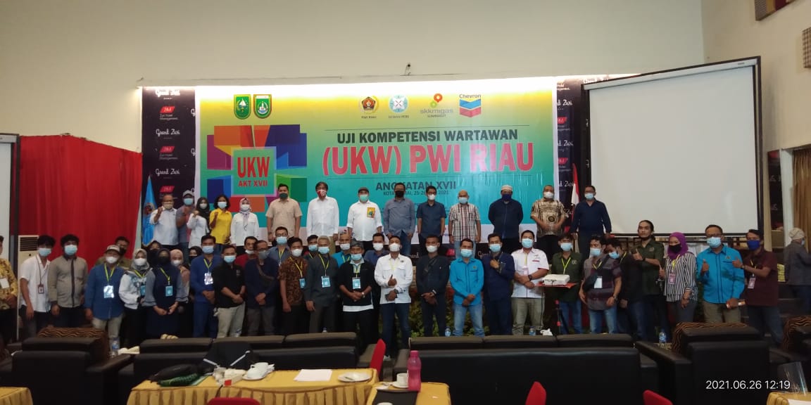 UKW Angkatan XVII, 31 Wartawan Anggota PWI Riau Dinyatakan Kompeten