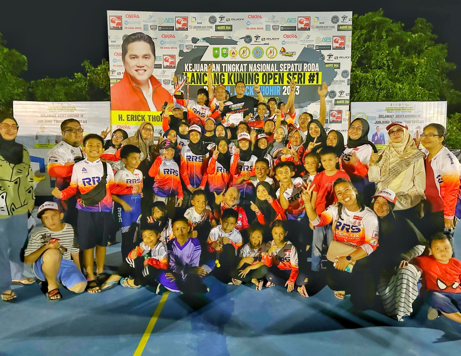 Klub RRS Juara Umum Kejurnas Sepatu Roda Lancang Kuning Piala Erick Thohir 2023