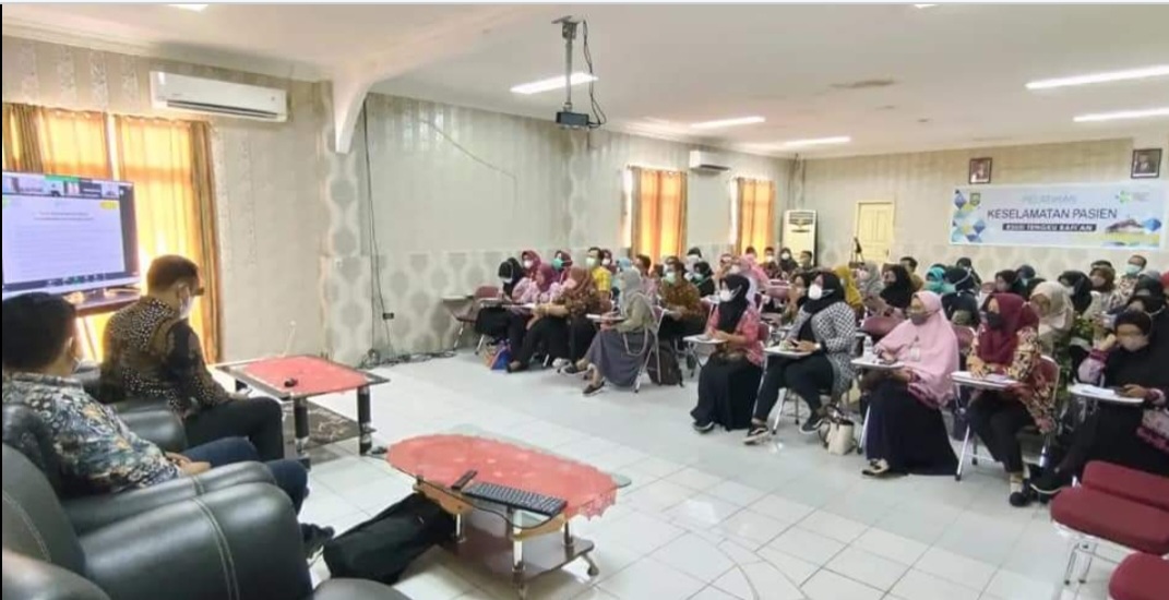 Jaga Keselamatan Pasien, RSUD Tengku Rafi'an Siak Gelar Pelatihan Keselamatan Pasien