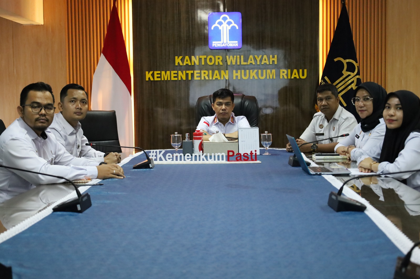 Penuhi Rencana Aksi Triwulan II, Kemenkum Riau Ikuti Audiensi Merek Kolektif secara Virtual