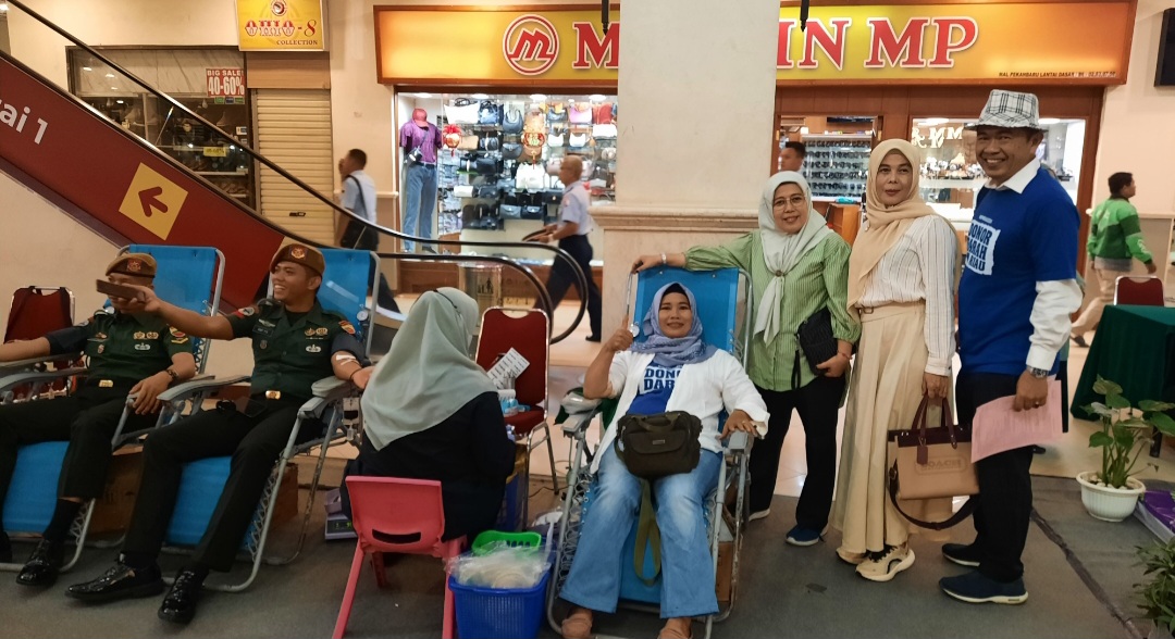 Lampaui Target, Donor Darah PWI Riau Berhasil Kumpulkan 150 Kantong Darah