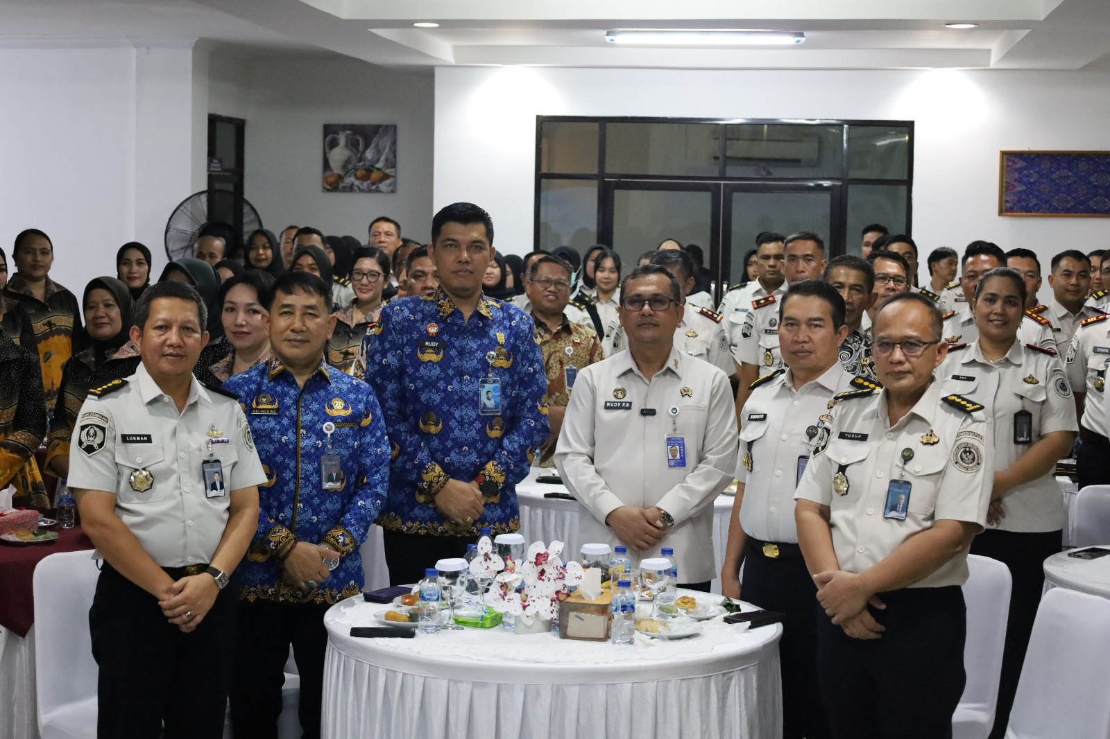 Perkuat Sinergi Antar-Instansi, Kakanwil Kemenkum Riau Hadiri Kenal Sambut Kakanwil Ditjen PAS