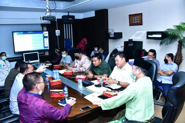 Komisi II DPRD Bengkalis Sambangi Bappedalitbang Riau