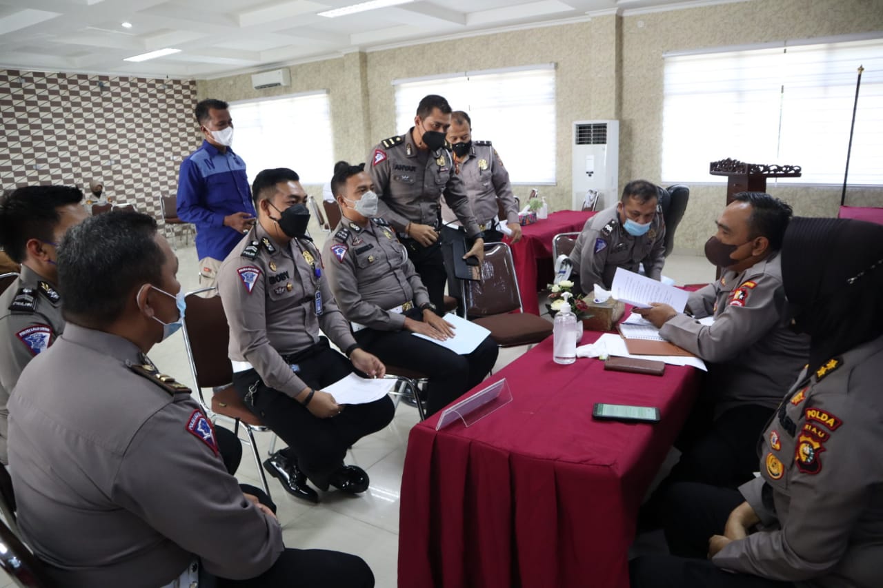 Tim Puslitbang Polri Laksanakan Penelitian di Polresta Pekanbaru