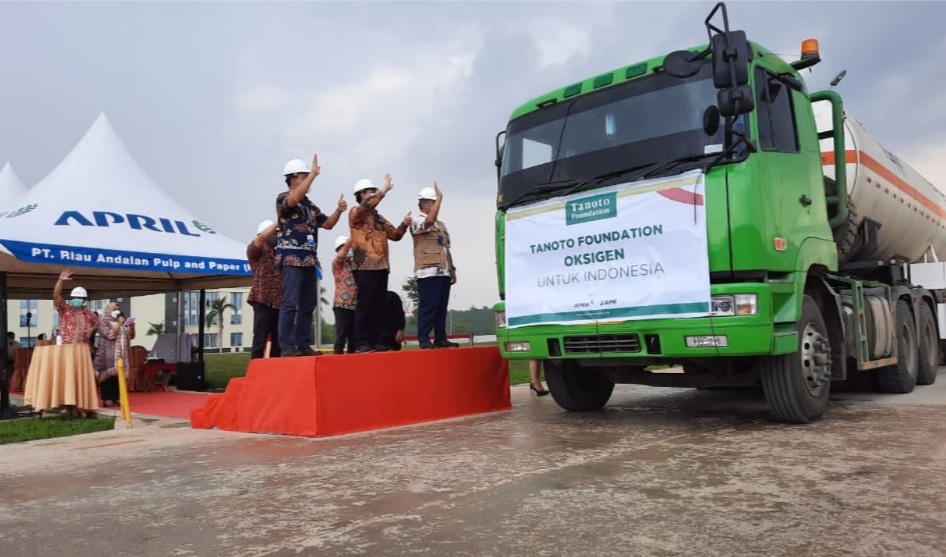 Tanoto Foundation Donasikan 500 ton Oksigen Bagi Pasien Covid-19