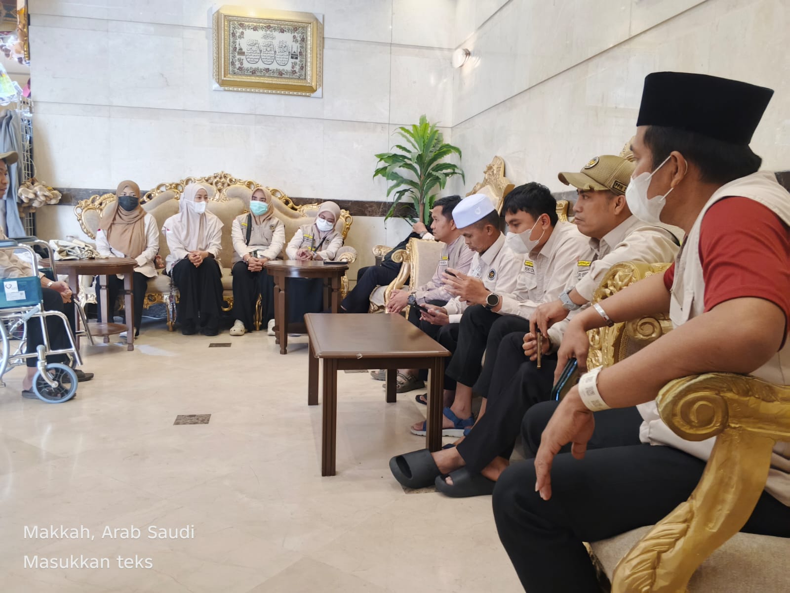 Matangkan Persiapan Armuzna, Petugas Kloter BTH 09 Bengkalis-Pekanbaru Ikuti Pembinaan Akbar di Sektor 2 Syisyah