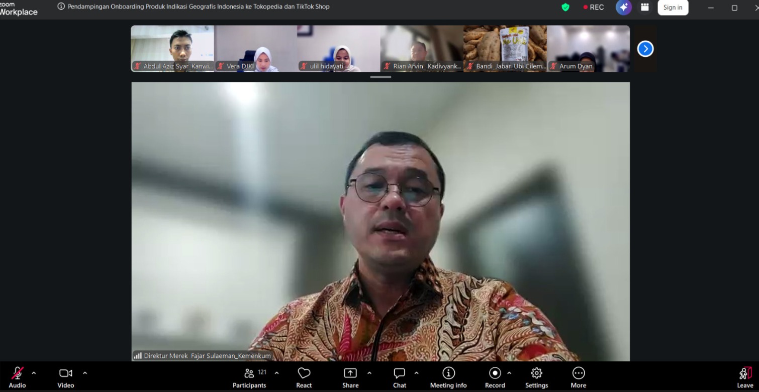 Kanwil Kemenkum Riau Dukung Digitalisasi Produk Indikasi Geografis