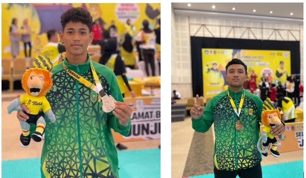 Pomnas XVIII di ULM, Mahasiswa Unilak Persembahkan Medali untuk Riau