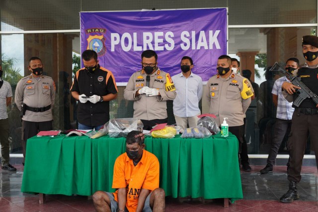 Pelaku Penganiayaan Susiato Dibekuk Satreskrim Polres Siak di Rohul