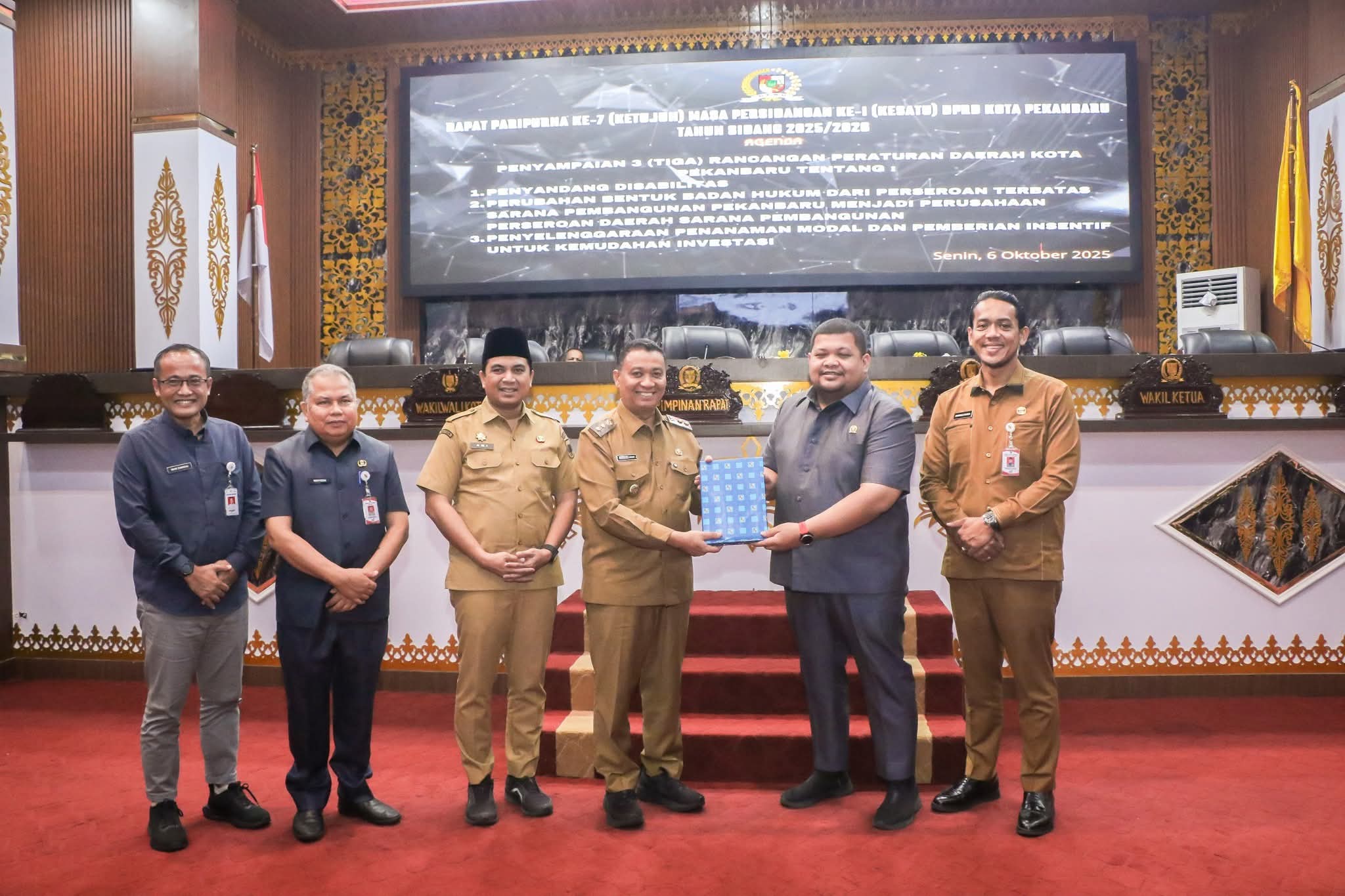 Pemko Pekanbaru Ajukan 3 Ranperda ke DPRD