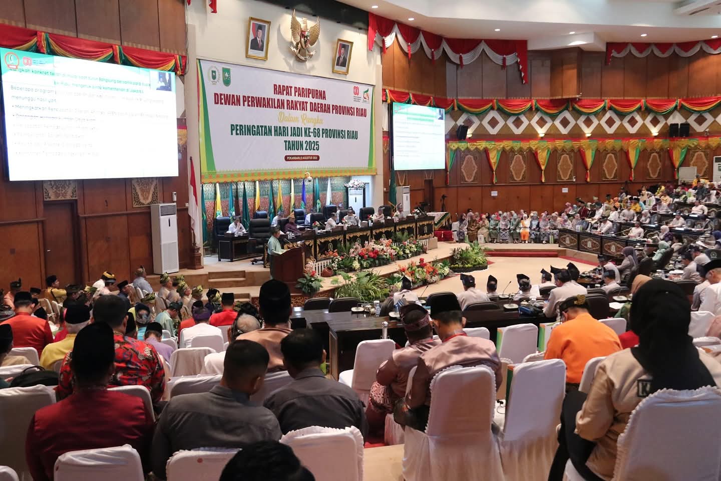 Rapat Paripurna Istimewa Hari Jadi ke-68 Provinsi Riau, Kaderismanto: Gagasan DIR Bukan Muncul Tiba-Tiba