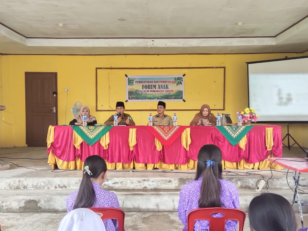 DPPPA Bengkalis Dorong Pembentukan Forum Anak Tingkat Desa Teluk Pambang