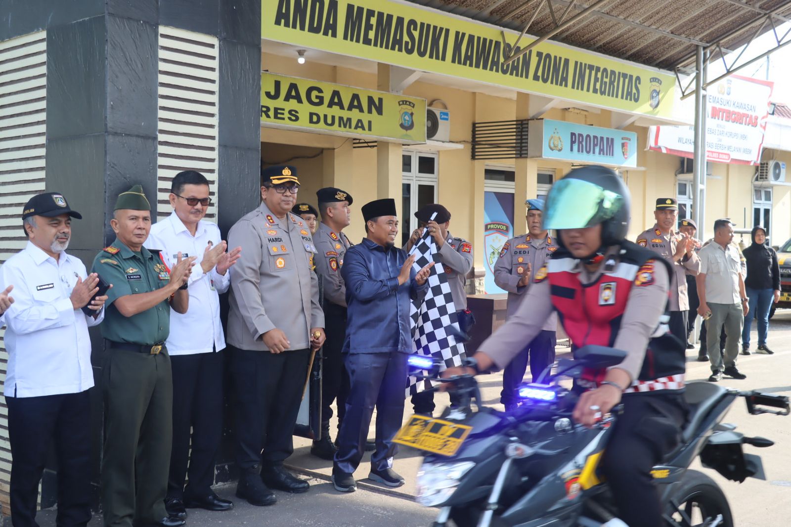 Tingkatkan Kamtibmas, Polres Dumai Turunkan Tim Patroli Cepat Responsif