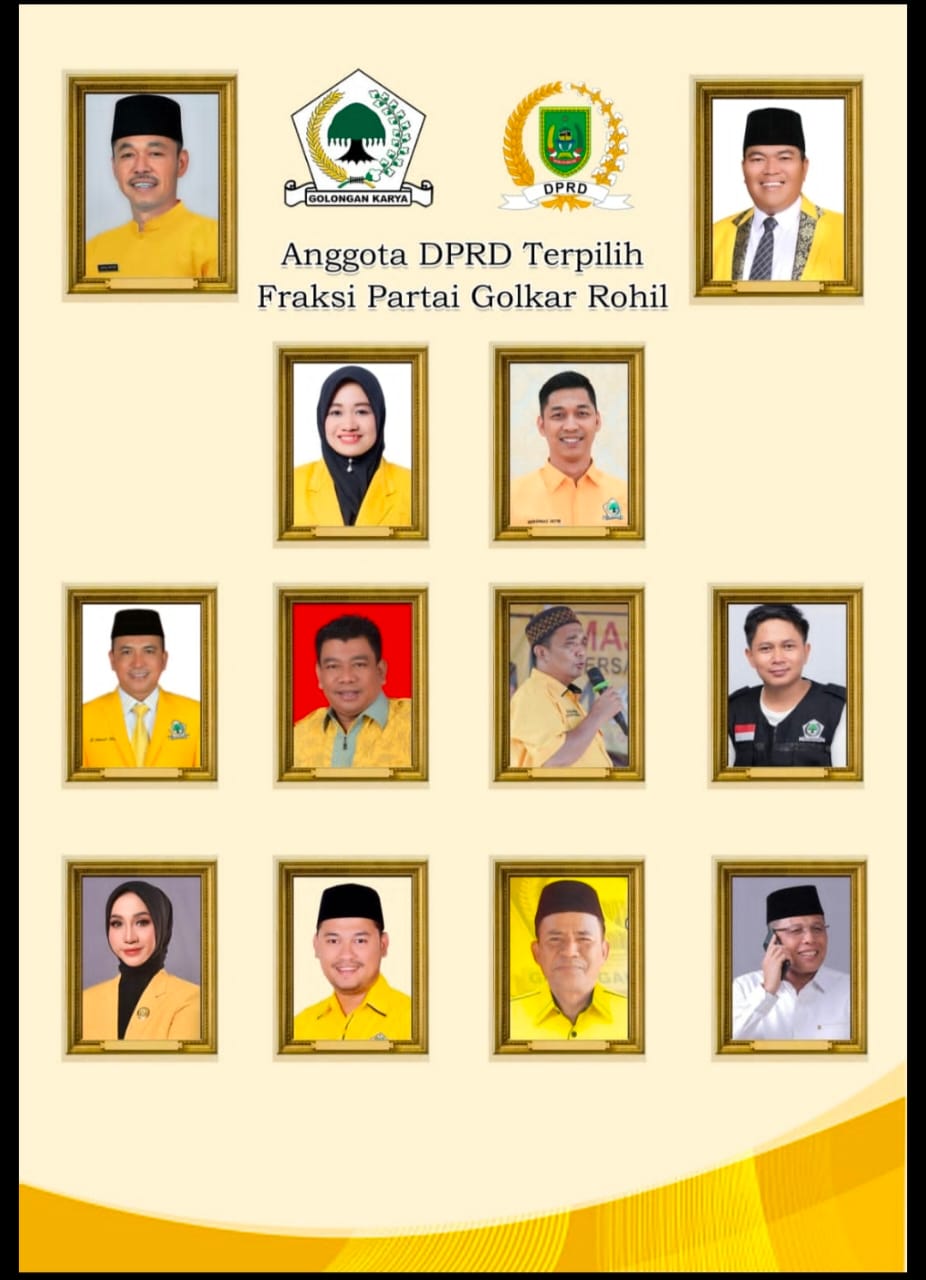 Raih 10 Kursi di DPRD, Afrizal Sintong Kembalikan Kejayaan Golkar di Rokan Hilir