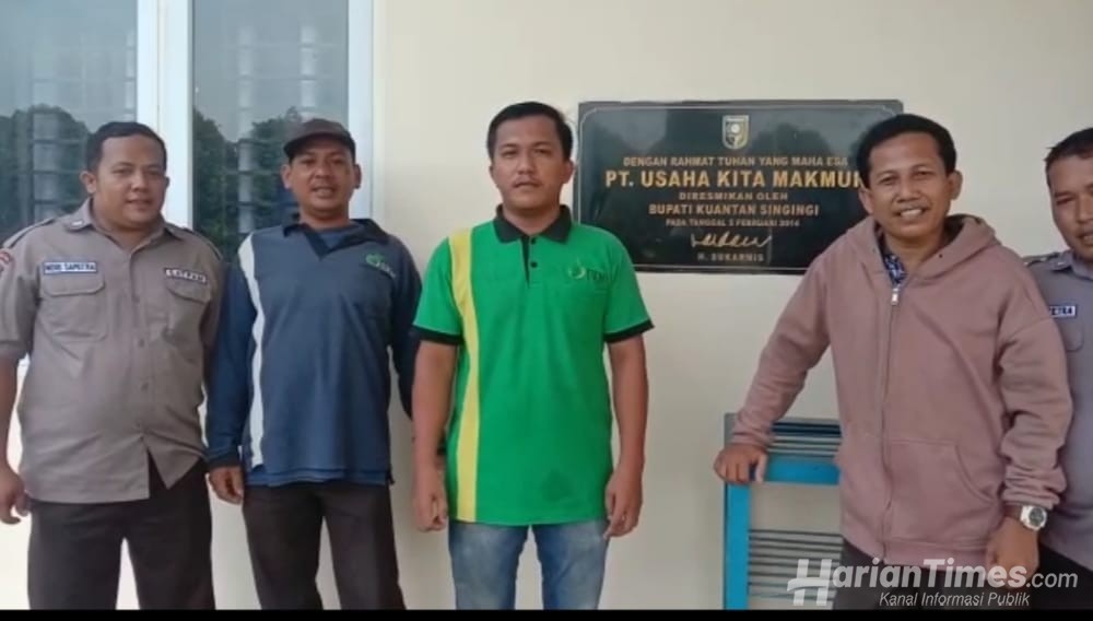 Karyawan PT UKM dan Petani Kabupaten Kuansing: Terima Kasih Presiden Jokowi