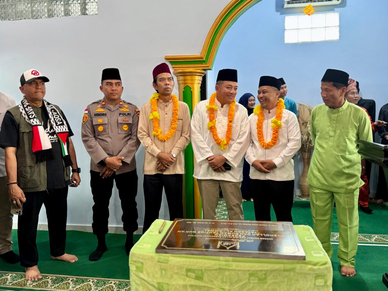 Jon Erizal dan UAS Resmikan Mushalla dan Rumah Tahfiz Qur’an Yayasan Al Awwal Bengkalis