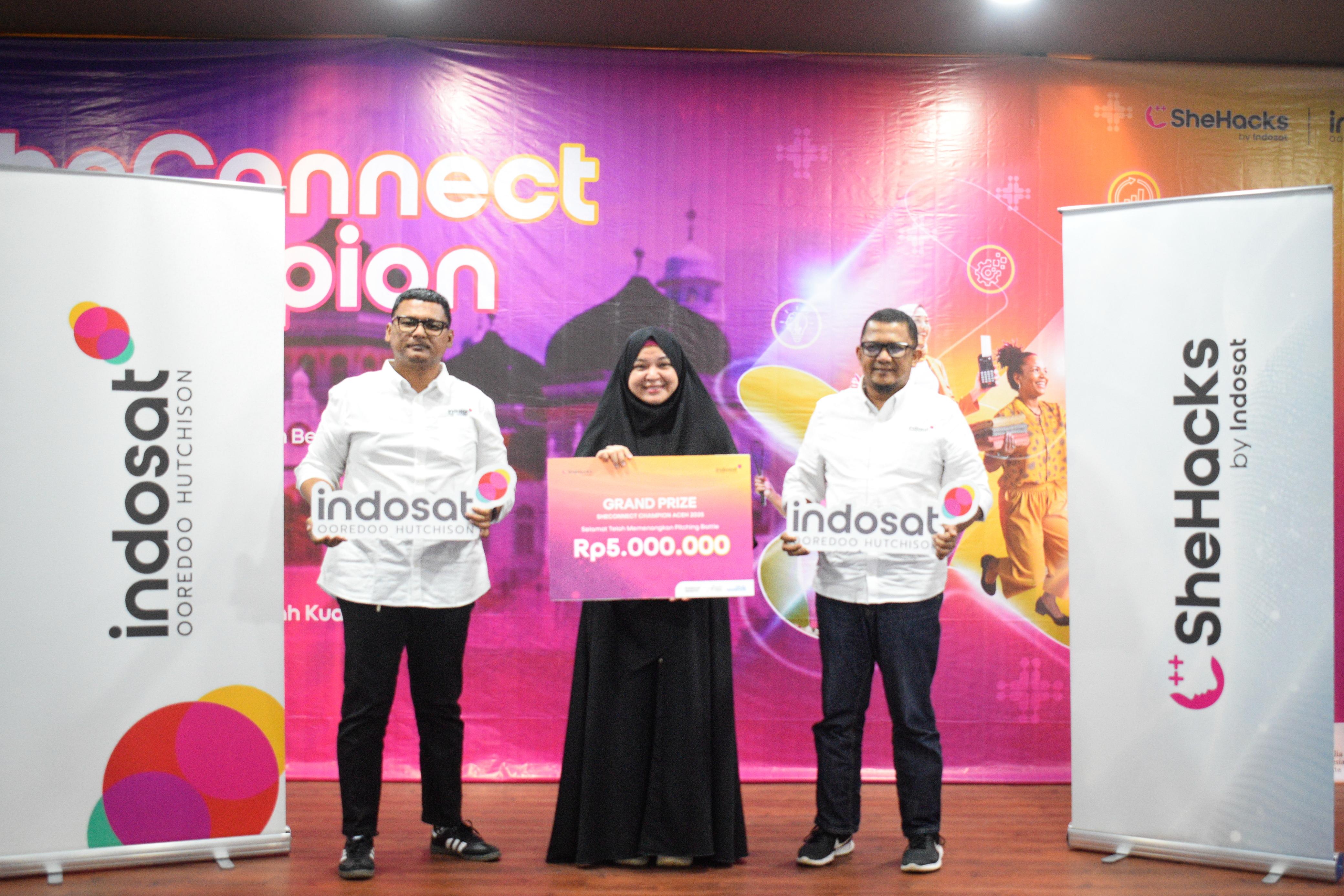 SheHacks 2025 Hadir di Banda Aceh, Indosat Berikan Apresiasi ke Perempuan Tangguh