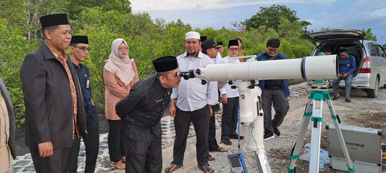 Mendung dan Berawan, Hilal Titik Lokasi Selatbaru Tidak Terlihat