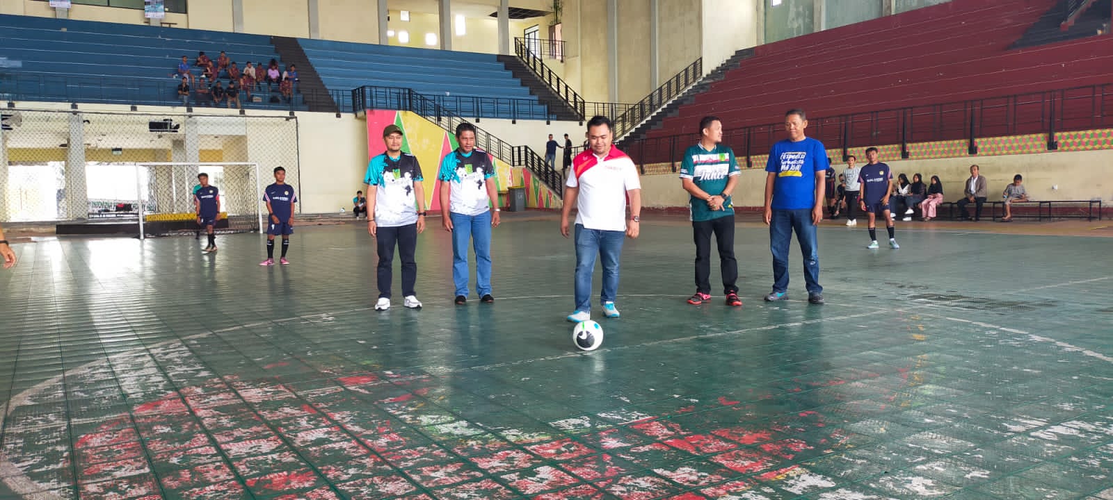 Turnamen Futsal Antar Pelajar Sempena HPN Riau di Inhil Diikuti 12 Tim
